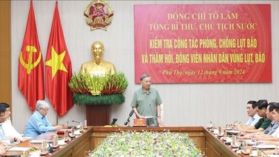 Tổng Bí thư, Chủ tịch nước Tô Lâm kiểm tra công tác phòng, chống lụt bão tại tỉnh Phú Thọ