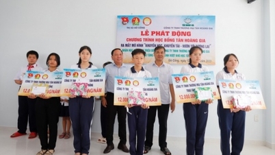 Tien Giang: Received 700 million VND in scholarships for students overcoming difficulties
