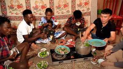 First time eating Vietnamese hotpot, African woman 'couldn't put down her chopsticks' because it was so delicious'
