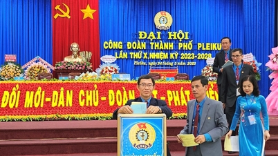 Công đoàn thành phố Pleiku tổ chức đại hội điểm lần thứ X