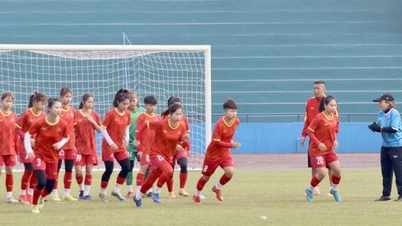 U.20 nữ Việt Nam sẵn sàng cho bảng đấu khó ở vòng loại U.20 châu Á
