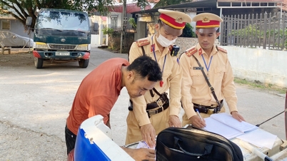 Tăng cường Tổ chuyên đề tuần tra, xử lý vi phạm an toàn giao thông |=> Đăng trên báo Bắc Giang