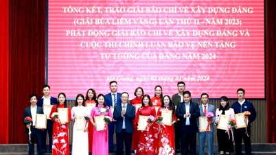 Hà Giang lựa chọn 4 giải A tại lễ trao giải báo chí về xây dựng Đảng lần thứ 2