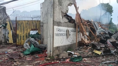 Fireworks warehouse explosion in the Philippines, 43 casualties