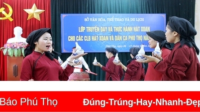ការរៀបចំការបង្រៀននិងការអនុវត្តការច្រៀង Xoan