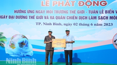 Ra quân hưởng ứng Ngày Môi trường thế giới tại thành phố Ninh Bình huyện Yên Mô