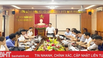 Tổ đại biểu HĐND tỉnh bầu tại Hồng Lĩnh thảo luận các nội dung trình Kỳ họp thứ 14