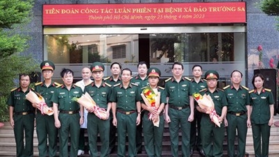 Bệnh viện Quân y 175 cử thầy thuốc công tác tại huyện đảo Trường Sa