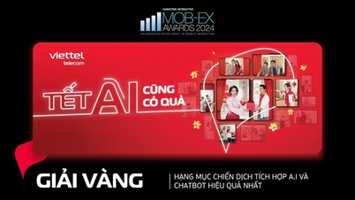 The communication campaign "Tet AI also has gifts" won the Marketing Gold Award