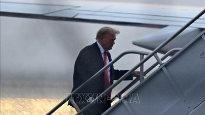 Former US President Donald Trump was released on bail shortly after appearing at a prison in Atlanta
