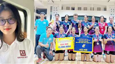 ทีมวอลเลย์บอลหญิง มหาวิทยาลัยดุยทัน คว้ารองชนะเลิศระดับประเทศ ประจำปี 2023
