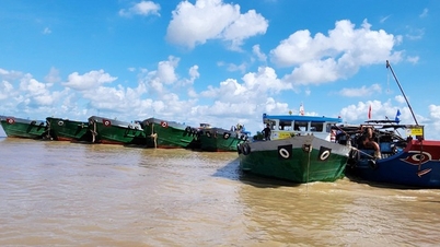 Soc Trang ជីកយករ៉ែខ្សាច់ទន្លេ ដើម្បីបម្រើការកសាងផ្លូវល្បឿនលឿន