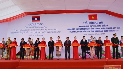 ការបើកច្រកទ្វារព្រំដែនអន្តរជាតិ ឡុង សាប-ប៉ាហាំង