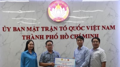Received nearly 900 million VND to support people affected by natural disasters
