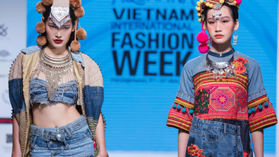 Khát vọng Việt của NTK Vũ Việt Hà, NTK Cao Minh Tiến khi mang chất liệu dân gian lên sàn thời trang