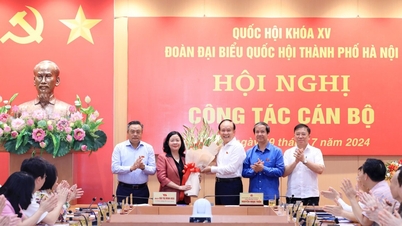 សមមិត្ត Bui Thi Minh Hoai ជាប្រធានគណៈប្រតិភូរដ្ឋសភាទីក្រុងហាណូយ។