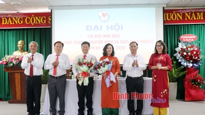 Đại hội Chi hội Nhà báo Đài Phát thanh - Truyền hình và Báo Bình Phước nhiệm kỳ 2023-2025 thành công tốt đẹp