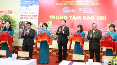 Khai trương Trung tâm báo chí Festival Hoa Đà Lạt 2024