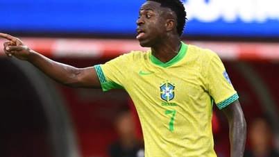 Vinicius Jr cần lấy lại điểm rơi phong độ trước thềm trận Paraguay