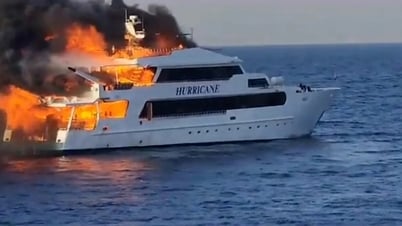 Cruise ship catches fire in Egypt, 3 people missing