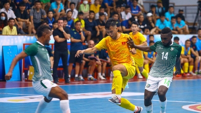 Đội tuyển futsal Việt Nam thắng đậm Quần đảo Solomon ở giao hữu lượt đi