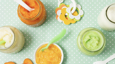 Prepare quick and easy baby food for Tet holiday