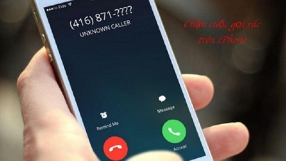 Instructions on how to activate blocking all spam calls on iPhone