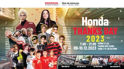 Die Veranstaltung Honda Thanks Day 2023 findet am 9. und 10. Dezember in der Fußgängerzone Le Loi statt