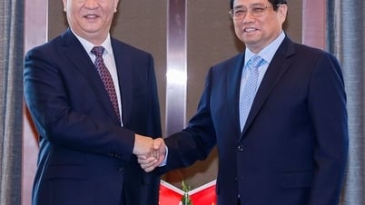 Thủ tướng Phạm Minh Chính tiếp Phó Thủ tướng Trương Quốc Thanh