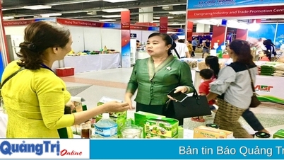 Quảng Trị có 4 gian hàng trưng bày, quảng bá sản phẩm đặc trưng của tỉnh tại Hội chợ thương mại Việt