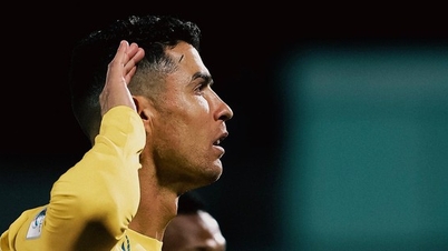 Ronaldo gây sốt với pha ăn mừng mới khi giúp Al Nassr thắng ở AFC Champions League