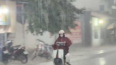 Cold air strengthens and diffuses, Ho Chi Minh City is about to have widespread rain for several days