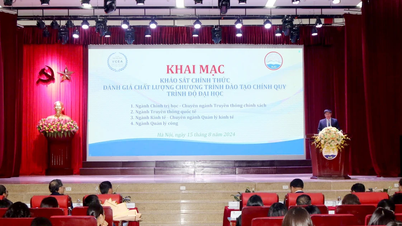 Học viện Báo chí và Tuyên truyền khảo sát đánh giá chất lượng chương trình đào tạo