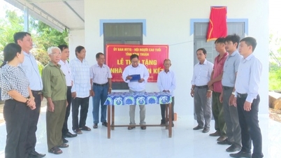 Binh Thuan ប្រគល់ "ផ្ទះសាមគ្គីដ៏អស្ចារ្យ" ដល់សមាជិកចាស់ជរានៅស្រុក Ham Thuan Bac