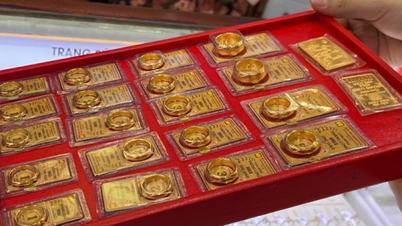 Domestic gold price fluctuates, gold rings increase slightly to 69.82 million VND/tael