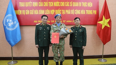 Dấu ấn người sĩ quan gìn giữ hòa bình Liên hợp quốc của Việt Nam ở Bambari