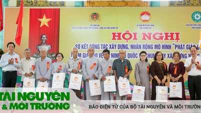 ចម្លងគំរូ “ព្រះពុទ្ធសាសនា ក្វាងទ្រី ចូលរួមការពារសន្តិសុខ”