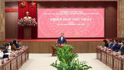 Hanoi deploys the construction of draft documents for the 18th Party Congress of the City