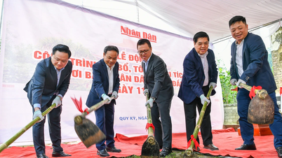 [Photo] Groundbreaking ceremony for the restoration of the historical site of the Truth Newspaper's Printing House