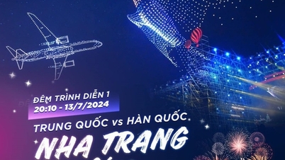 Lần đầu trình diễn drone hỏa thuật tại Nha Trang 2024
