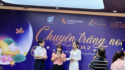 មូលនិធិចាប់ផ្តើមនៃក្រុមហ៊ុន Kim Oanh Group រៀបចំពិធីបុណ្យពាក់កណ្តាលរដូវស្លឹកឈើជ្រុះសម្រាប់កុមារក្នុងស្ថានភាពលំបាក