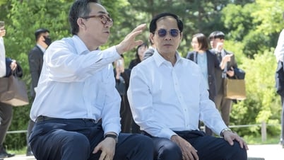 Hai Bộ trưởng Ngoại giao Việt Nam và Hàn Quốc thăm Cung Gyeongbuk