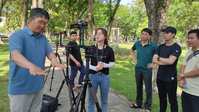 การฝึกอบรมฟรีด้านเทคโนโลยีทางวัฒนธรรมสำหรับนักศึกษาจำนวนมากในเถื่อเทียนเว้