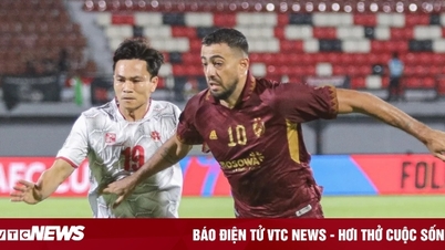 Hai Phong ចែករំលែកពិន្ទុជាមួយ PSM Makassar