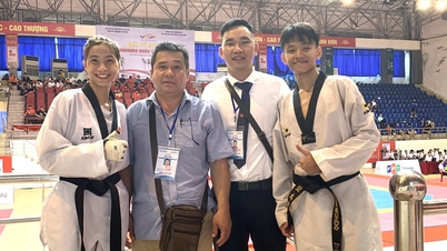 ប្អូនស្រីភ្លោះ ឈ្នះសង្វៀនតេក្វាន់ដូ | កាសែត Gia Lai អេឡិចត្រូនិក