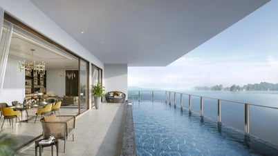 Sky Pool Villa: "Biệt thự trên không" với tầm nhìn kỳ vĩ trực vịnh Hạ Long