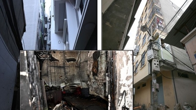 Fire in mini apartment building