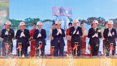 Việt Nam tặng Lào công trình công viên hữu nghị tại Thủ đô Vientiane