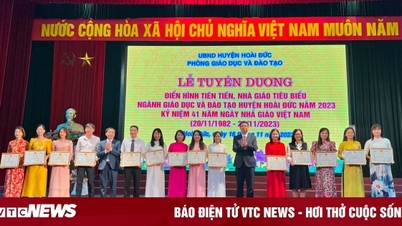 Huyện Hoài Đức tuyên dương điển hình tiên tiến, nhà giáo tiêu biểu 2023