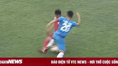 Tras una entrada aterradora, el delantero de Vietnam Sub-22 dice que "casi se rompe la pierna"